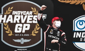 Thumbnail for Newgarden Trims Dixon’s Lead after Victory in Fast, Furious INDYCAR Harvest GP