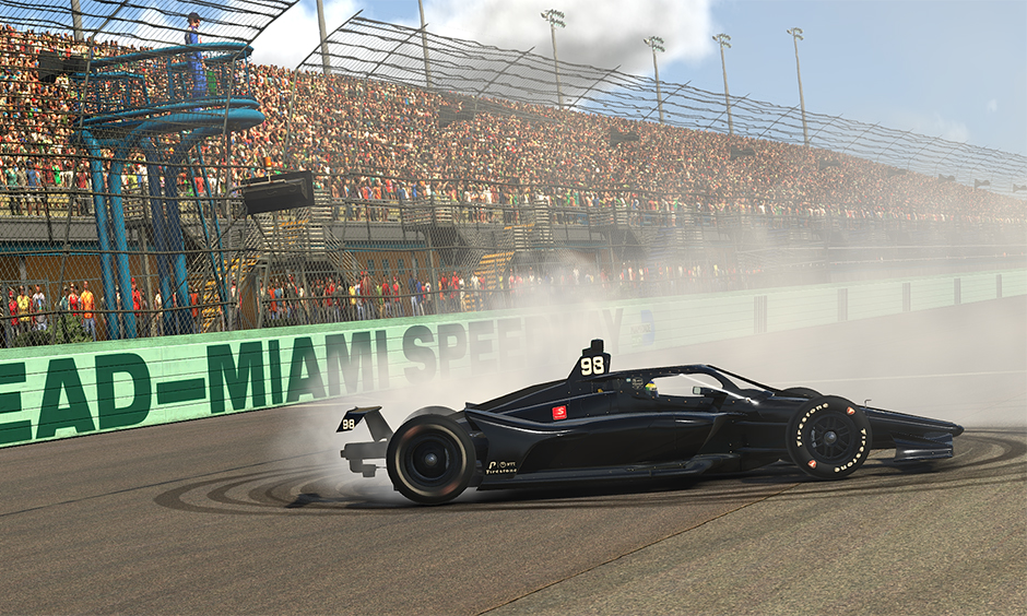 Sage Karam wins Round 2 of the INDYCAR iRacing Challenge