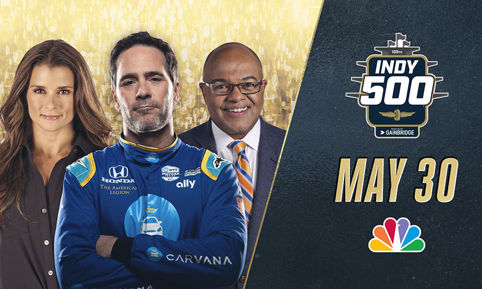 Danica Patrick Jimmie Johnson Mike Tirico