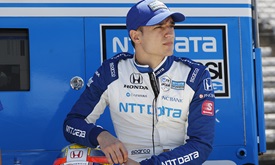 Thumbnail for Palou Paces Tight Opening Practice on Indy Road Course