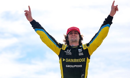 thumbnail for Herta Dominates in Laguna Seca Win; Palou Closes on Title