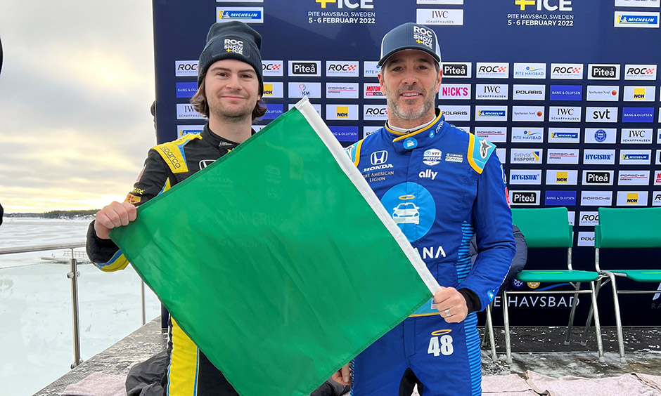 Colton Herta Jimmie Johnson