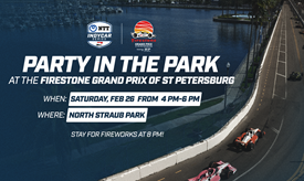 Thumbnail for INDYCAR Party in the Park Set for Feb. 26 in St. Petersburg