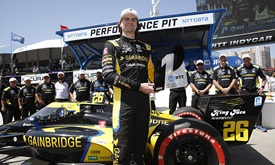 Thumbnail for Herta Leads Andretti Power Play in Long Beach with Pole