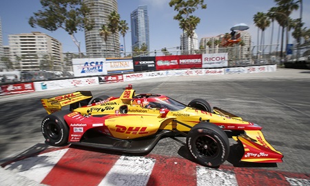 thumbnail for Grosjean Gratified after Close Call with Long Beach Victory