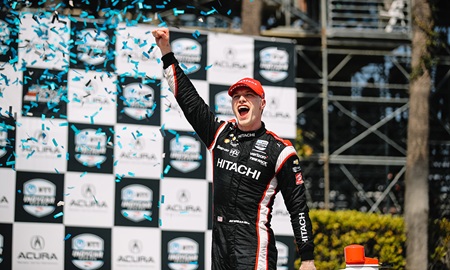 thumbnail for Newgarden Keeps Penske Perfect with Long Beach Win