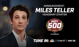 Thumbnail for Acclaimed Actor Teller To Serve as Indy 500 Honorary Starter