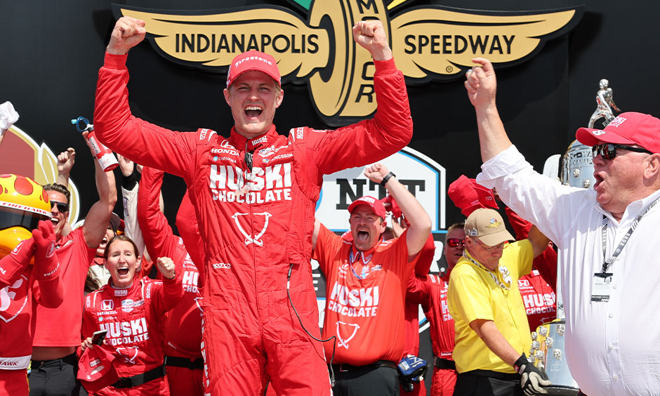 Marcus Ericsson and Chip Ganassi