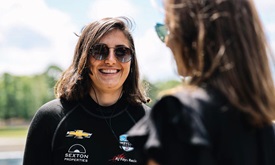 Thumbnail for Calderon, De Silvestro Driving Females Forward in INDYCAR