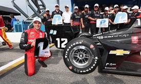 Thumbnail for Power Ties Andretti at WWTR with 67th Career INDYCAR Pole