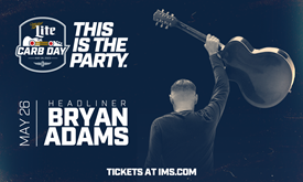 Thumbnail for Bryan Adams To Headline Miller Lite Carb Day Concert May 26