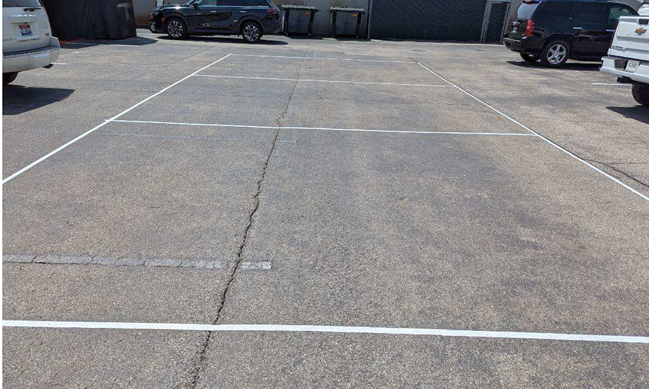 Pickleball court at IMS