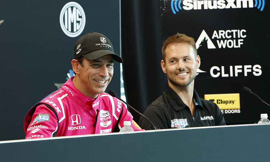 Helio Castroneves Tom Blomqvist