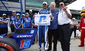 Thumbnail for Rahal Earns First Pole Since 2017 To Lead RLL 1-2 at Indy