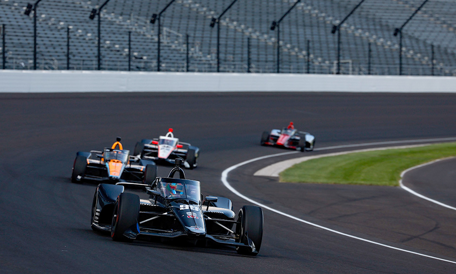 Hybrid testing at Indianapolis Motor Speedway