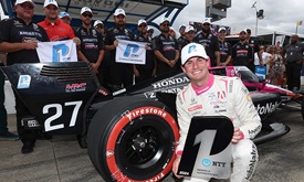 Thumbnail for Kirkwood Wins Nashville Pole; Palou Facing Tricky Sunday