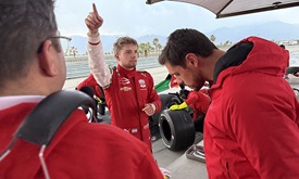 Thumbnail for ‘Really Fun Car’ Impresses Shwartzman at First Test