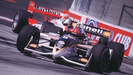 Thumbnail for Two INDYCAR SERIES Cars among Long Beach Icons on Display in Los Angeles