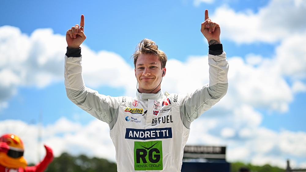 Dennis Hauger Stays Perfect with Barber Victory from Pole