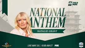 Thumbnail for Natalie Grant To Perform National Anthem at Indianapolis 500