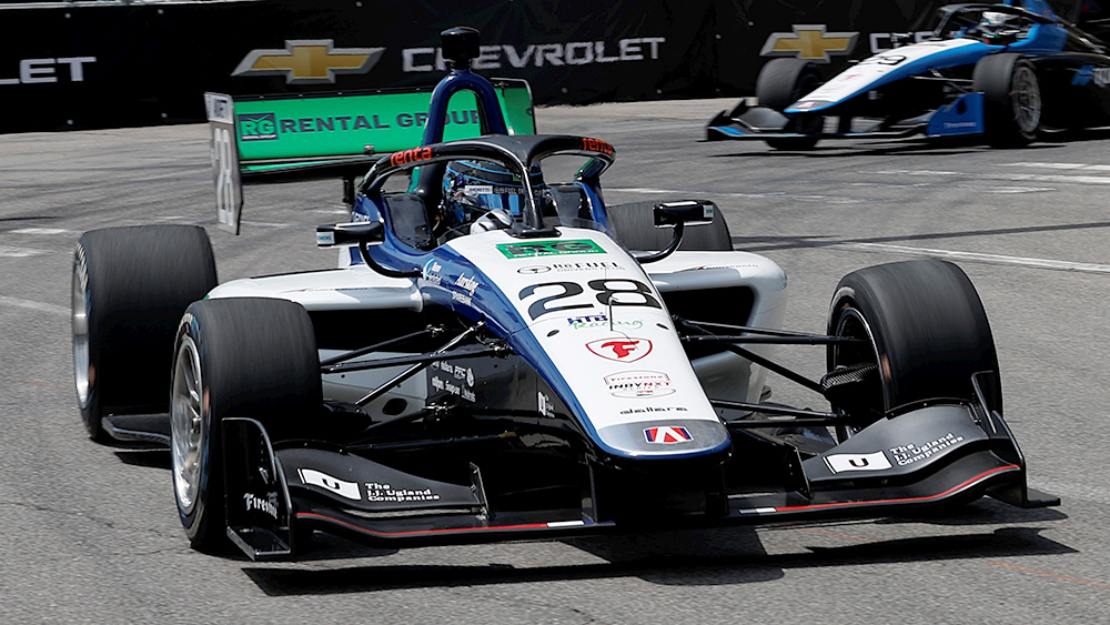 Dennis Hauger Sets Quick Early Pace in First Detroit Practice