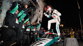 Thumbnail for Kyle Kirkwood Earns First Career Oval Victory in WWTR Thriller