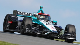 Thumbnail for Kyle Kirkwood Turns Up Heat in First Road America Practice