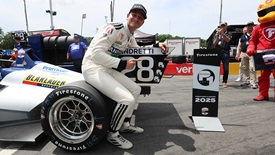 Thumbnail for Dennis Hauger Gets Early Jump for Road America Pole