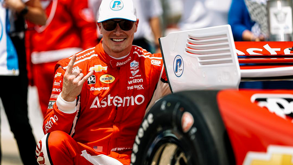 Josef Newgarden, Alex Palou Win Poles at Iowa Speedway