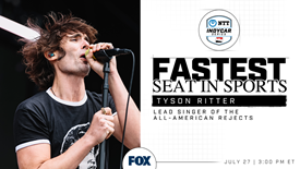 Thumbnail for All-American Rejects' Tyson Ritter to Ride in Fastest Seat in Sports