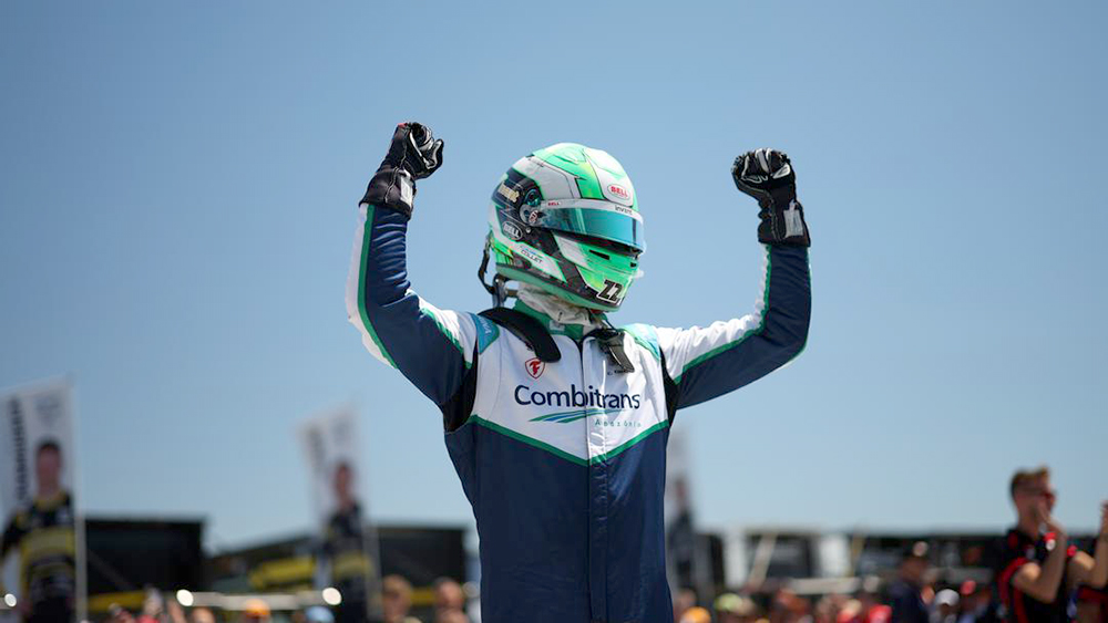 Caio Collet Keeps Pressure on Dennis Hauger, Holds Him Off at Laguna Seca