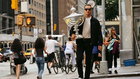 Thumbnail for Alex Palou Basks in NYC Spotlight During Champion’s Tour
