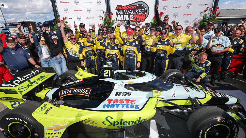 Christian Rasmussen winning Milwaukee in 2025 season.