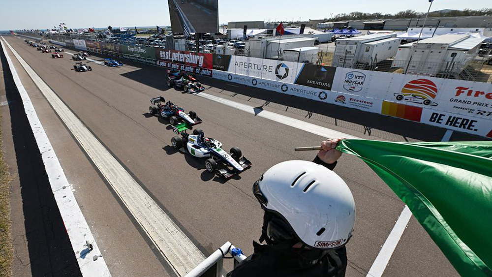 INDY NXT by Firestone start at St. Petersburg