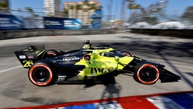 Thumbnail for Will Power, Andretti Drop Hammer in Opening Long Beach Practice