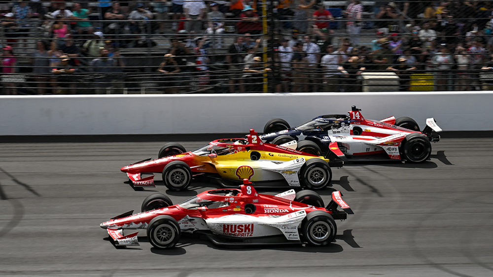 Josef Newgarden Marcus Ericcson Santino Ferrucci