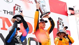 Thumbnail for Pato O'Ward Outduels Christian Lundgaard for Arrow McLaren's First 1-2 Finish