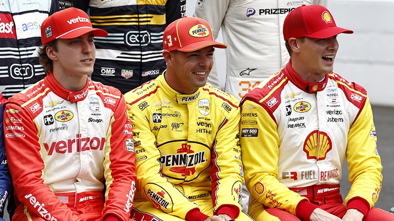 David Malukas Scott McLaughlin Josef Newgarden