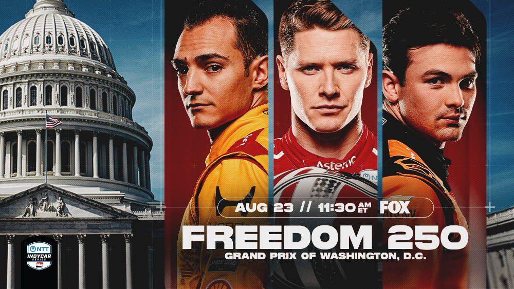 Alex Palou, Josef Newgarden, Pato O'Ward
