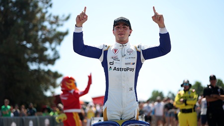 thumbnail for Alessandro De Tullio Converts Qualifying Pace Into Portland Victory