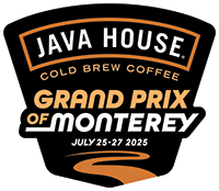 Logo for the 2025 Java House Grand Prix of Monterey
