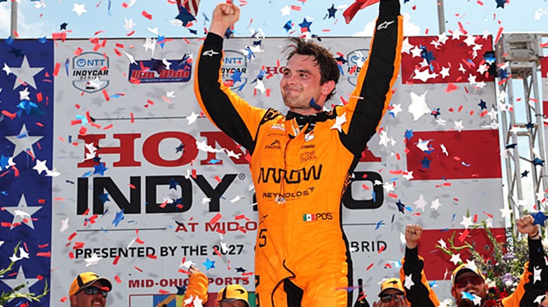 Pato O'Ward wins the 2026 Honda Indy 200 at Mid-Ohio