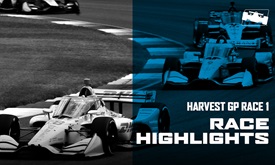 Thumbnail for Highlights from Race 1 of the inaugural INDYCAR Harvest GP