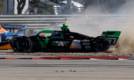 Thumbnail for All Angles: Multiple Cars Involved in Heat 1 Incident