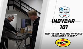 Thumbnail for INDYCAR 101: 2024 Aeroscreen Updates
