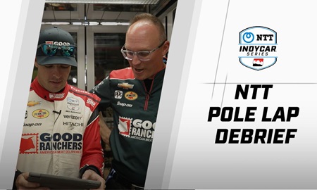 thumbnail for NTT Pole Lap Debrief with Scott McLaughlin at Barber