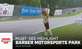 Thumbnail for WEIRDEST Racing Moment Ever? Mannequin Falls Onto Track At Barber