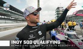 Thumbnail for Behind The Scenes: Rosenqvist at Qualifying for the 2024 Indy 500 