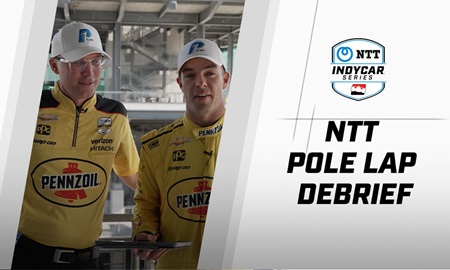 thumbnail for NTT Pole Lap Debrief: Scott McLaughlin at Indy 500 Qualifying