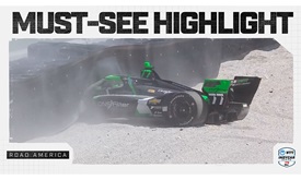 Thumbnail for Romain Grosjean Crashes in Opening Practice at Road America